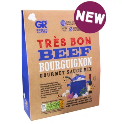 Gordon Rhodes Trés Bon Beef Bourguignon Gourmet Sauce Mix Gordon Rhodes Trés Bon Beef Bourguignon Gourmet Sauce Mix