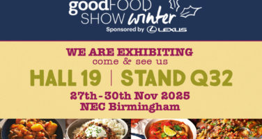 We are exhibiting at the Good Food Show, NEC, Birmingham on 27th - 30th November, come and see us in hall 19 on stand Q32