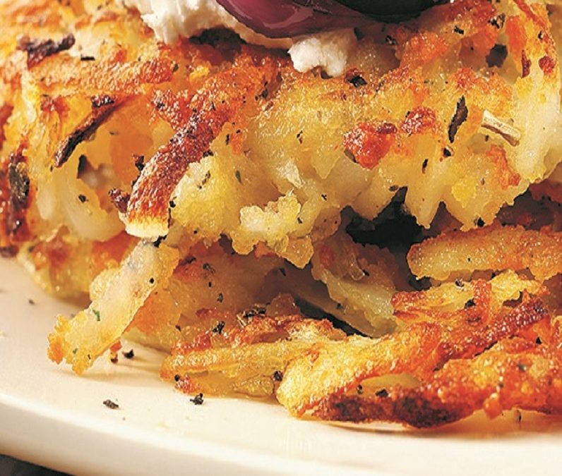 Potato Rosti with Red Onion & Stuffing