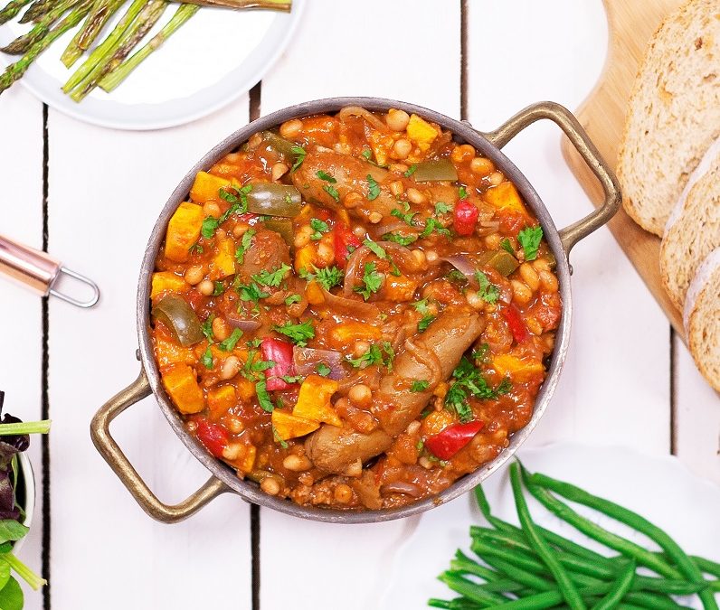 Vegan Sausage Cassoulet
