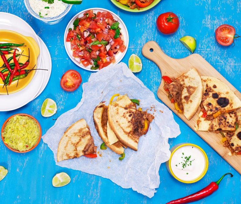 Pulled Jackfruit Quesadillas